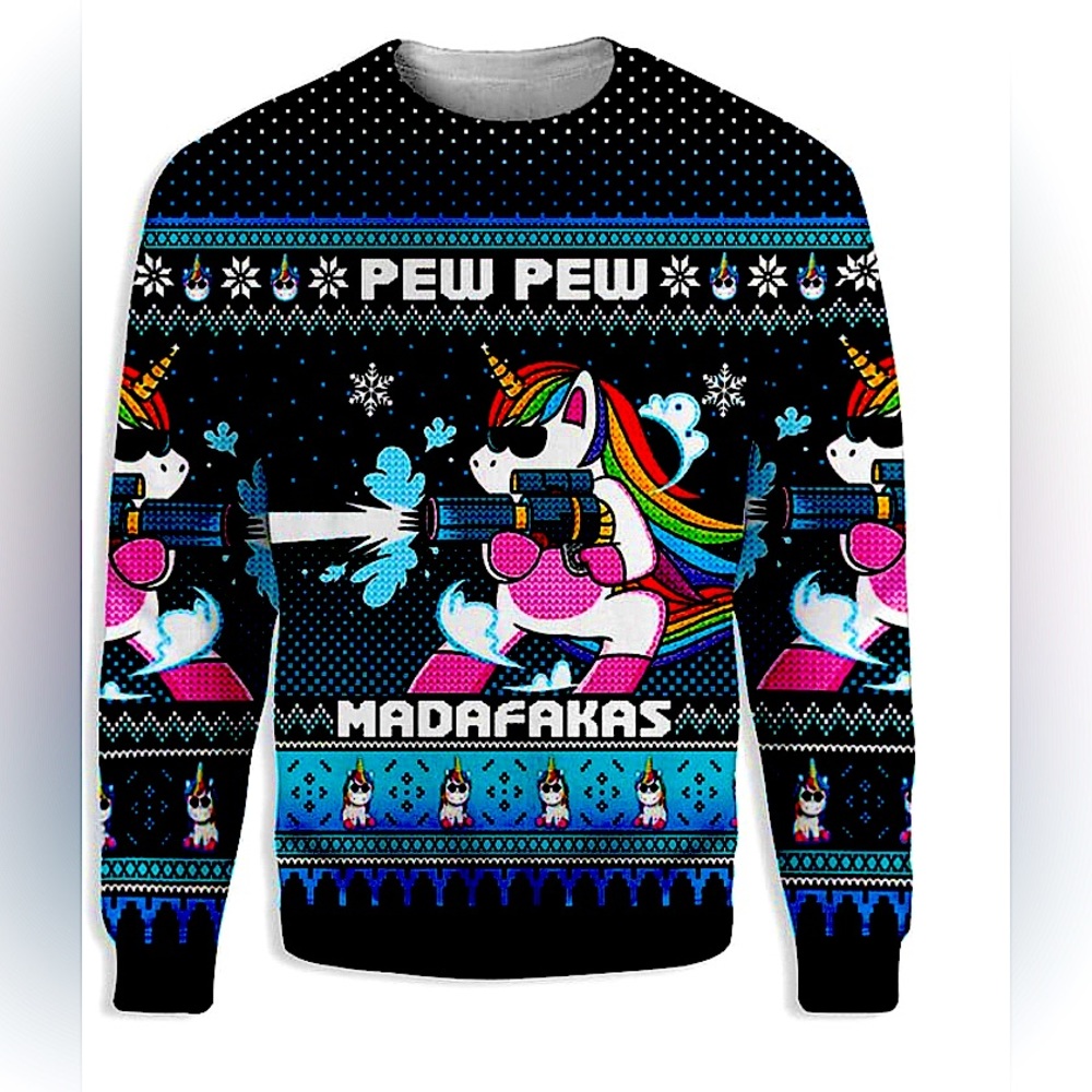 Sweaters that express how others feel. Funny ha ha stuff.